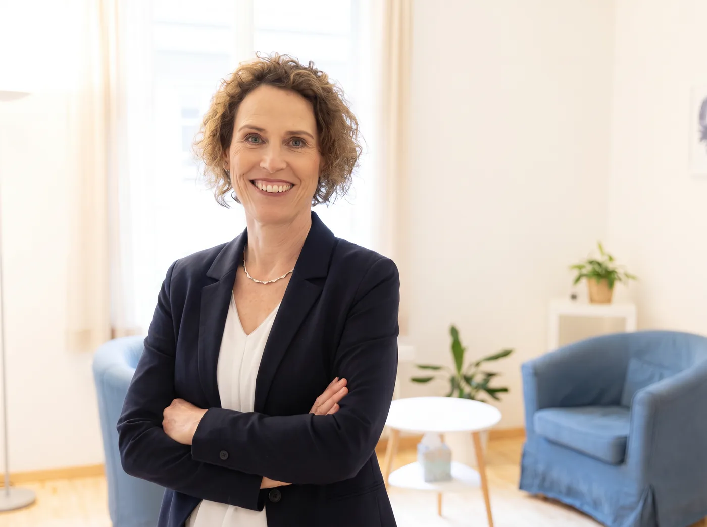 Barbara Spahni in ihrer Praxis
